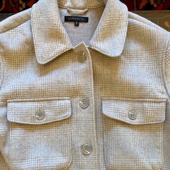 Oversized Plaid Oatmeal Summer Coat - Picture 6 of 6